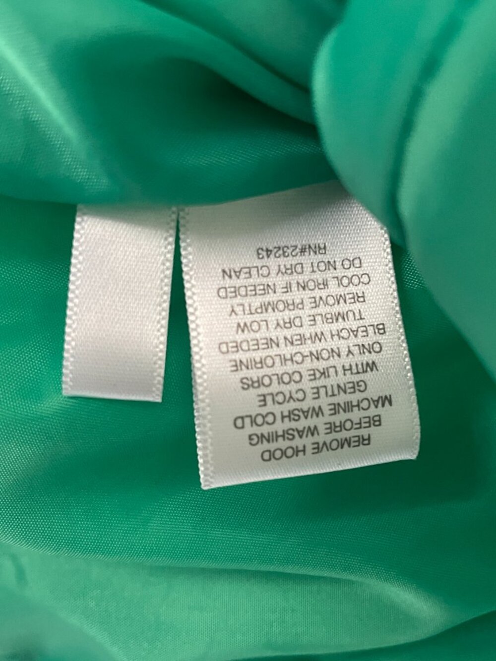 NY&Co. Puffer Vest Green Size Large Buckle Sides - Picture 5 of 6